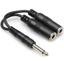 Hosa Y Cable 1/4" TS to 1/4" TSF (YPP-111)