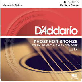D’Addario Acoustic Guitar Strings(EJ17) 6 string
