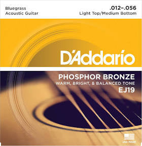 D’Addario Guitar Strings Bluegrass (EJ19) 6 string