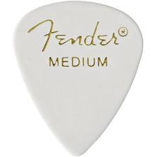Fender Pick-Medium/White (each)