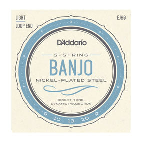 D’Addario Banjo Strings (J60) 5 string